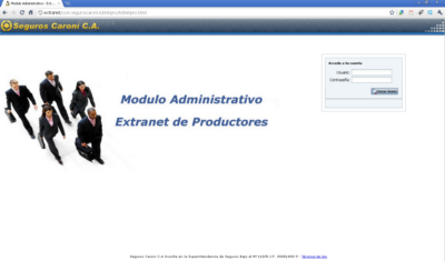 Modulo Administrativo para Intermediarios